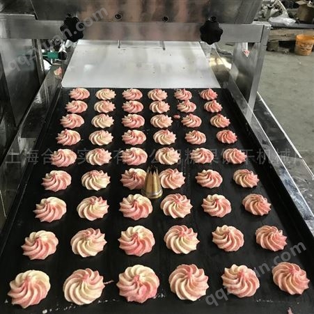 上海合强双色曲奇糕点机 切割饼干曲奇机 双色曲奇饼干设备 现货供应