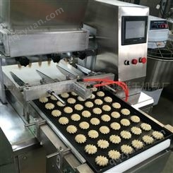 厂家供应单色曲奇饼干机-曲奇挤花机 小型饼干糕点生产线 上海合强食品机械供应商
