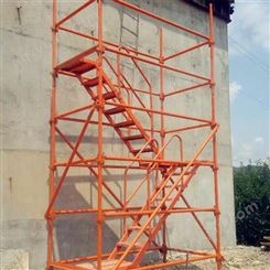 安全爬梯规格 路桥施工爬梯 组合式安全爬梯 建筑安全爬梯 桥梁施工安全梯笼
