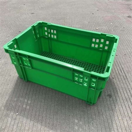 塑料超市蔬菜箱600*400*260mm塑料超市箱26高度塑料干果盒