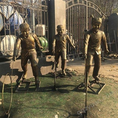 公园雕塑定制加工 青铜雕塑户外公园展厅 免费设计免费出图