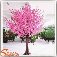 春节装饰仿真桃花树活动庆典摆放仿真植物仿真许愿树