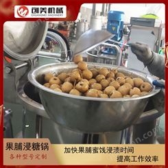 生姜真空浸糖锅 全自动大型真空负压浸渍罐 水果快速腌糖机器