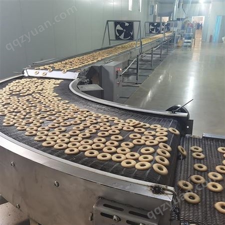 食品加工冷却线 全自动字母桃酥饼干设备冷却线 新力大型食品机械厂