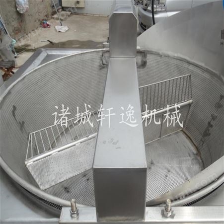 天津薯条油炸锅设备 小型电加热油炸锅 自动出料油炸锅价格