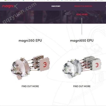 magniX商用飞机电动机magni650 EPU