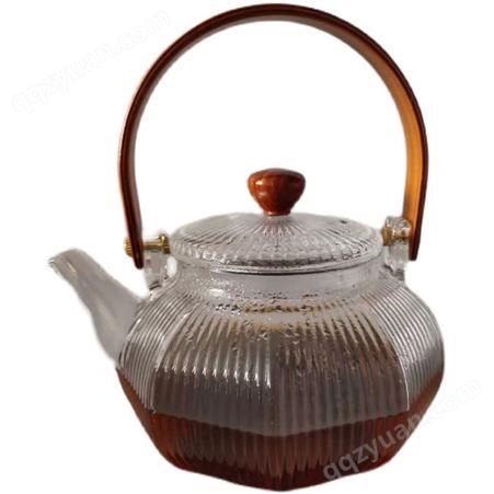 沧州供应  宫灯玻璃茶具   创意套装功夫茶具  家用大号玻璃茶壶   手工吹制玻璃   公道杯