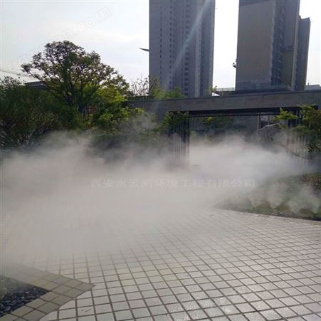 室外喷雾降温系统 商业街喷雾