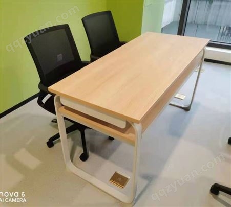 钢架办公桌椅 员工电脑桌屏风全套定制 现货提供 创优家具