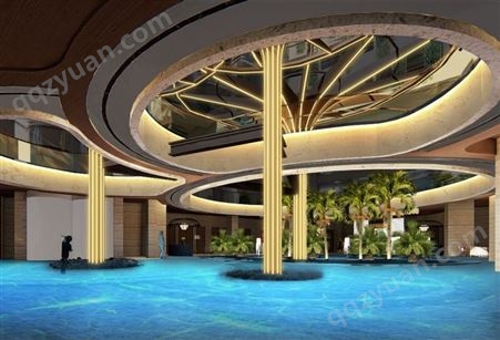 君吉酒店建筑泛光照明设计方案酒店照明亮化设计