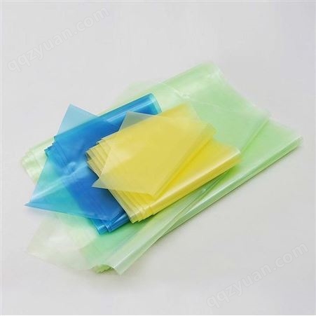 蓝色黄色绿色防锈包装袋 彩色高压平口防锈袋定制 新润隆