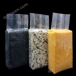 米砖真空袋 可印刷透明PA米砖袋 米豆五谷类方砖食品袋定制