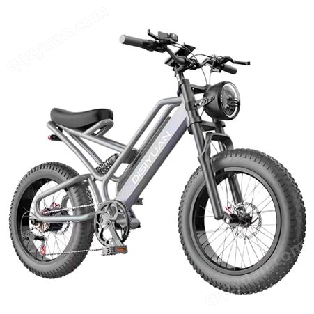 雪地电动自行车26寸沙滩助力车中置助力自行车锂电折叠电动车支架