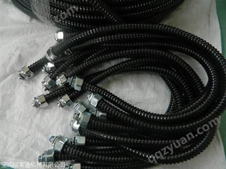 供应北京机械配件Φ16国标加厚包塑软管黑色价格
