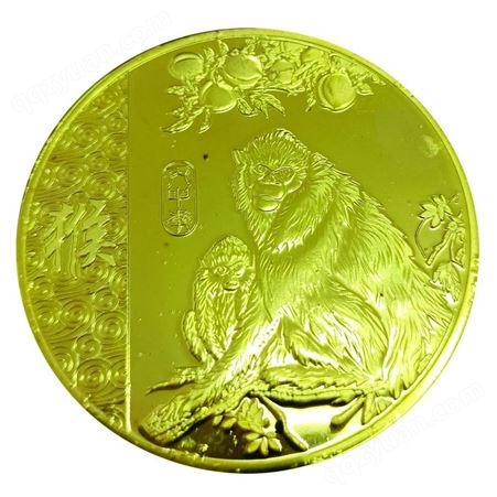 纪念币加工定制 生肖纪念币  纯金纪念币设计定制 公司周年庆纪念币 人文金属
