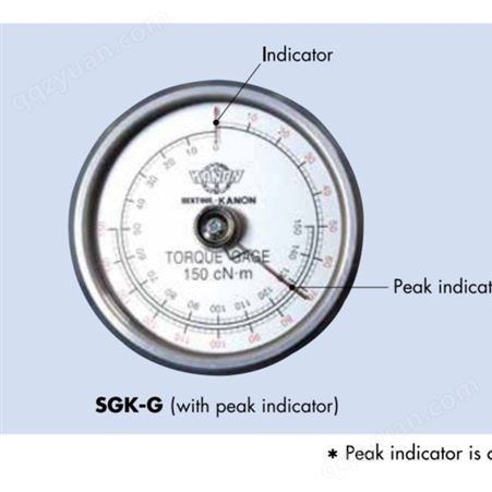 日本KANON中村15(II)SGK(W/P)表盘扭力计CN150SGK(W/P)扭矩表