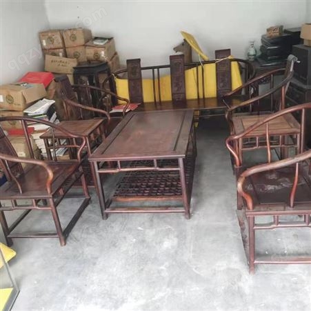 长宁区二手红木家具回收，红木餐桌收购-免费评估