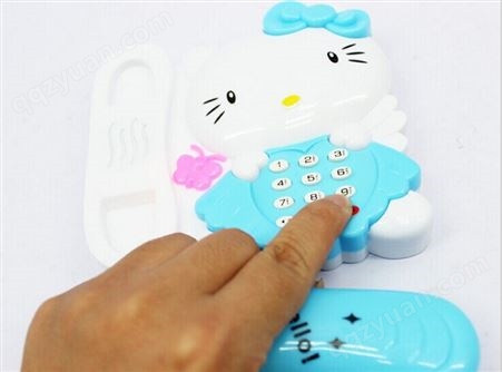 儿童玩具电话 宝宝智能早教 启智音乐灯光卡通电话机 电子琴玩具双伟
