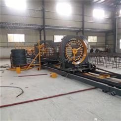 贵州遵义自动钢筋笼滚机 建筑工地圆形钢筋笼 高铁钢筋笼滚焊机设备