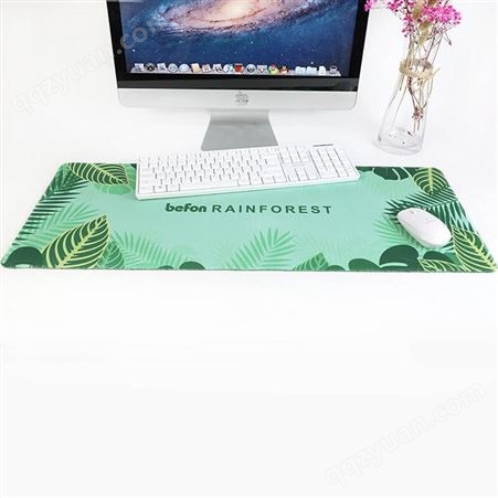 迅想 绿色丛林笔记本鼠标垫 加大加厚锁边CF DNF游戏鼠标垫 电脑办公桌垫 台式机电脑鼠标垫