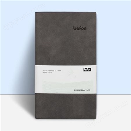 得印(befon) A6商务皮面笔记本子 复古创意办公用品记事本 简约时尚软抄本 日记本 具 黑铁色3709