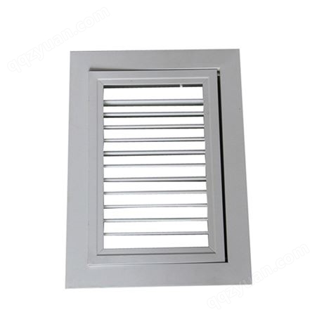 铝合金防雨百叶 内嵌式百叶窗空调出风口格栅可手动调节