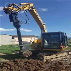 中禧 挖机加装钻孔设备 ZX-3500 挖掘机螺旋打桩机  销售供应