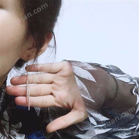 今泊二｜新款时尚韩国钛钢耳环欧美几何长款气质流苏多用耳钉耳坠耳饰女