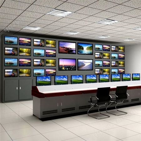 西安监控电视墙厂家定做 各种规格型号的监控电视墙结实耐用金兴机柜