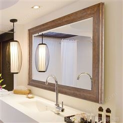 欧式镜框 浴室镜子 装饰镜 洗手间镜子 玻璃银镜挂镜 PS发泡