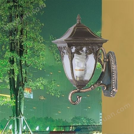 宇泉厂家批发 小区花园庭院壁灯 别墅工程壁灯设计
