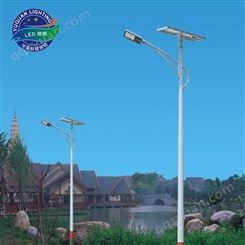 宇泉路灯厂家   园林小区led路灯 小型太阳能灯图片