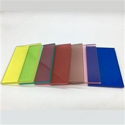 超厚超长夹胶玻璃定制加工 彩色夹层玻璃 提供丝印喷砂工艺
